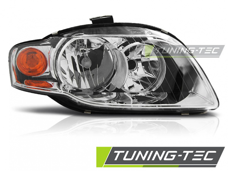 Upgrade Klarglas Scheinwerfer Rechts für Audi A4 B7 11.04-03.08 Chrom